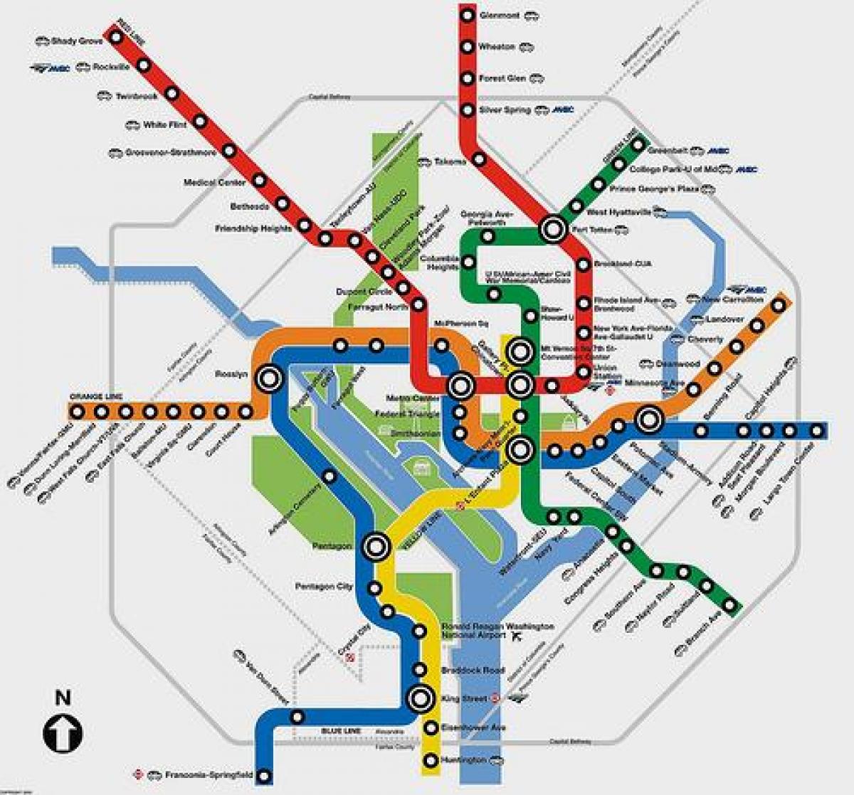 dc mapa do metrô planejador