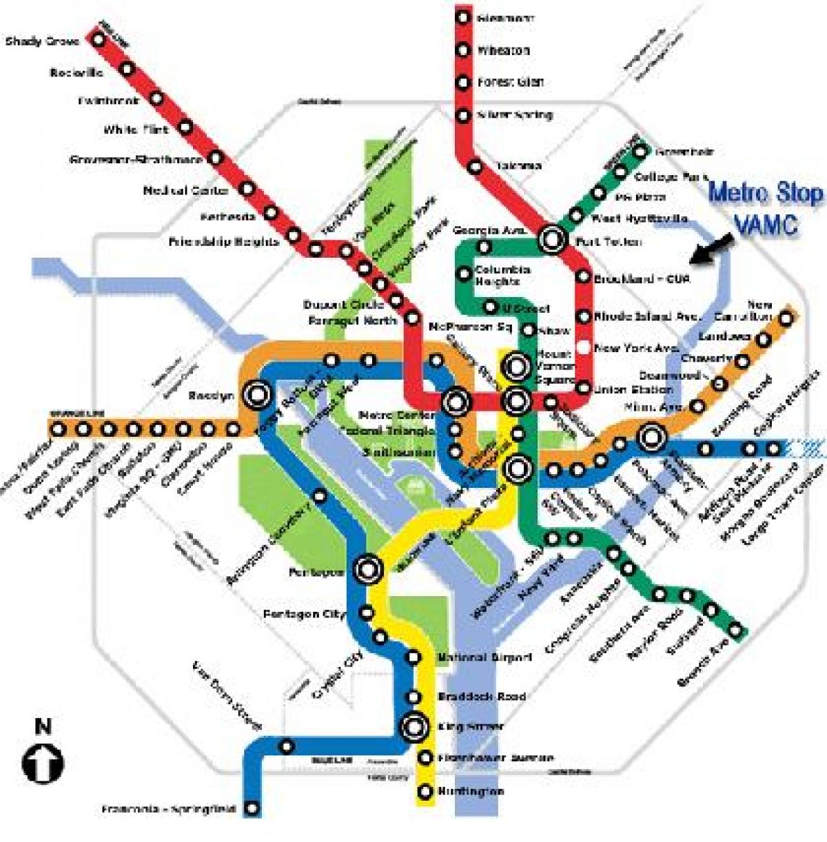 md mapa do metrô