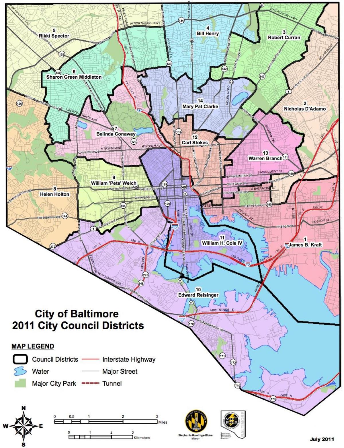 mapa de washington dc distrito