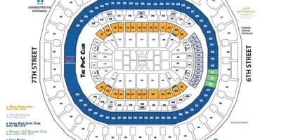Mapa dos capitais do estádio