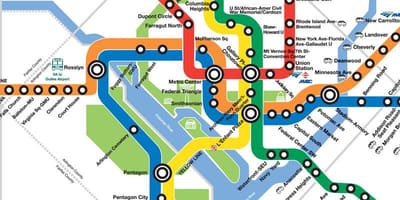 Nova dc mapa do metrô