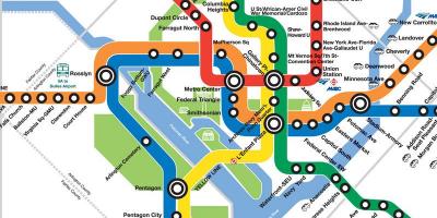 Nova dc mapa do metrô