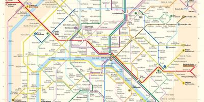 Washington dc metro mapa com ruas