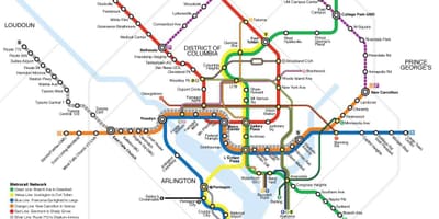 Washington trânsito mapa